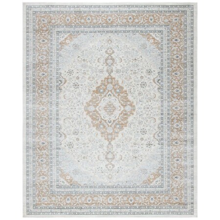 Safavieh 5 ft. 3 in. x 7 ft. 6 in. Power Loomed Traditional Isabella Rectangle Rug Cream & Beige ISA919B-5